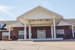 The front building of Pioneer skilled nursing facility